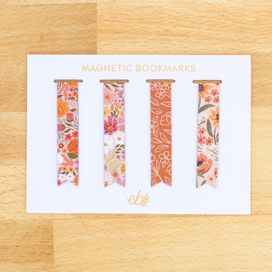 Magnetic Bookmarks - Warm Tones