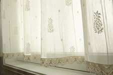 Pineapple Lace Valance With Trim  by Heritage Lace