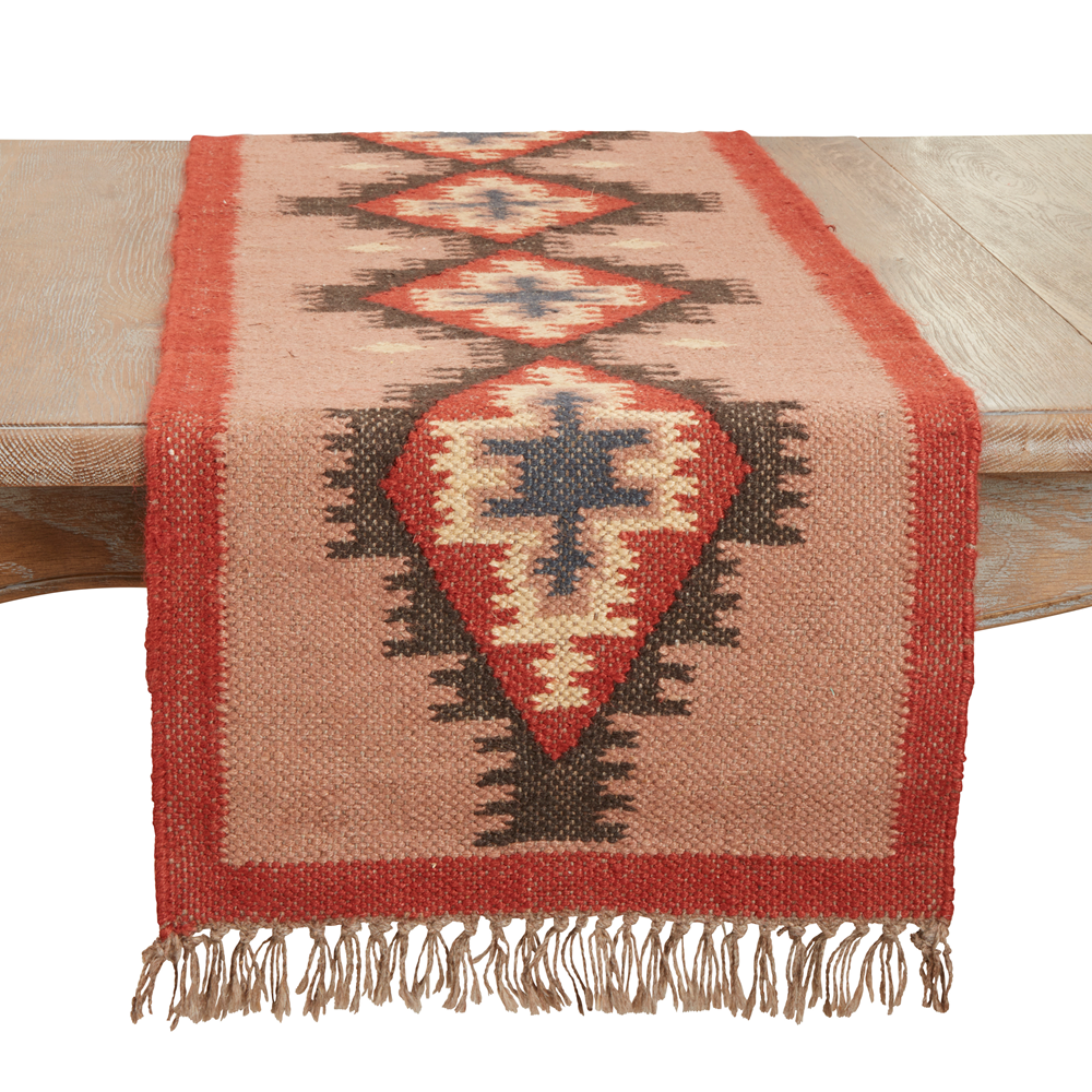 Table Runner - Ethnic Weave Kilim