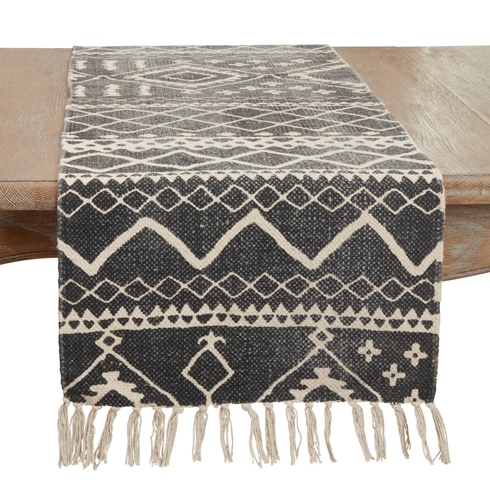 Table Runner - Mudcloth Pattern