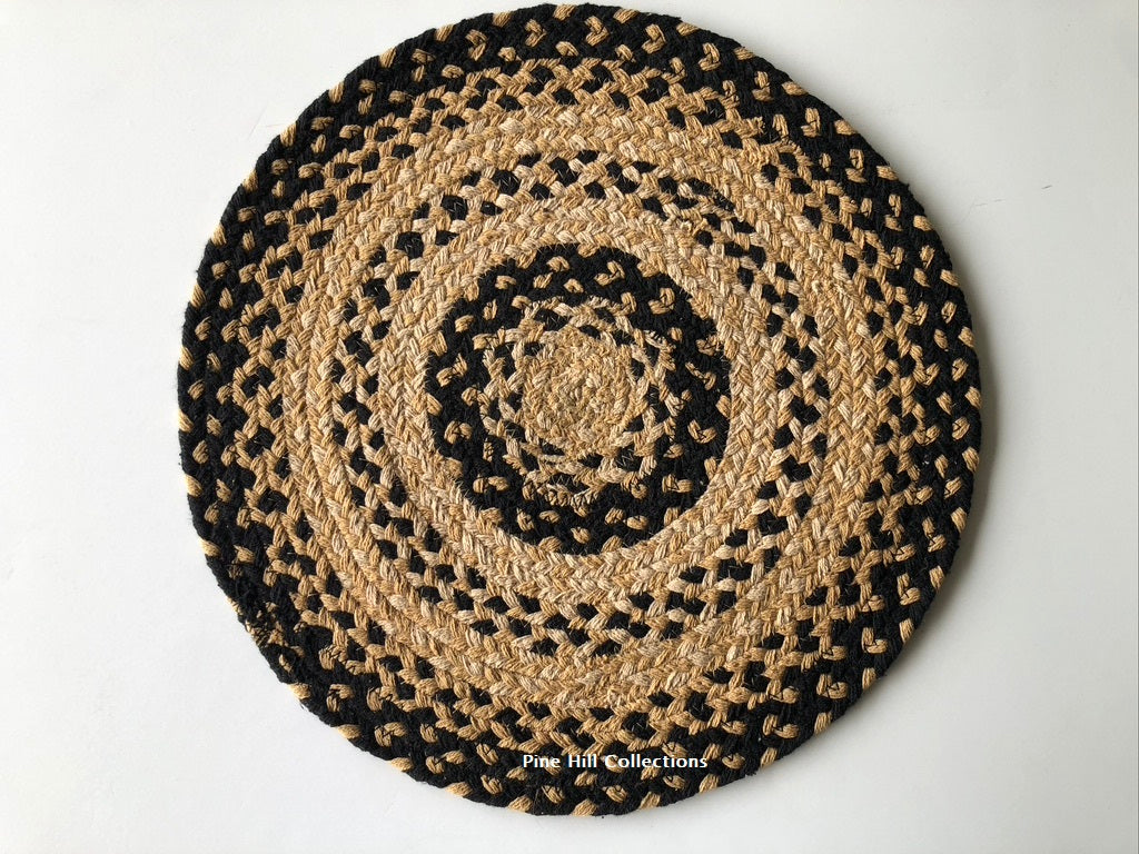 Cornbread Braided Placemats - Pine Hill Collections