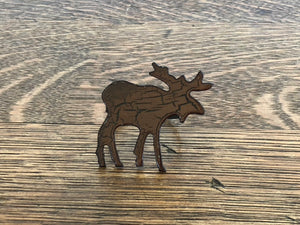 Napkin Rings - Metal Moose