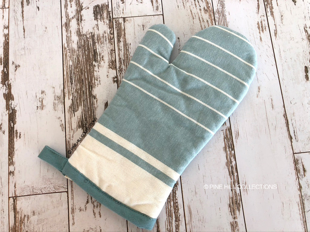 Oven Mitt - Country Blue