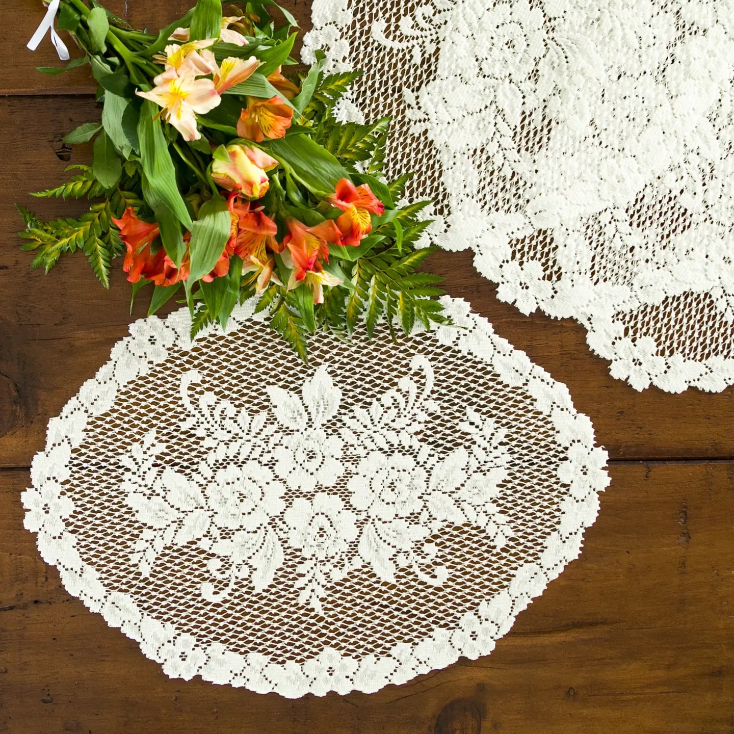 Heritage Lace Victorian Rose Lace Placemat – 13” x 20”