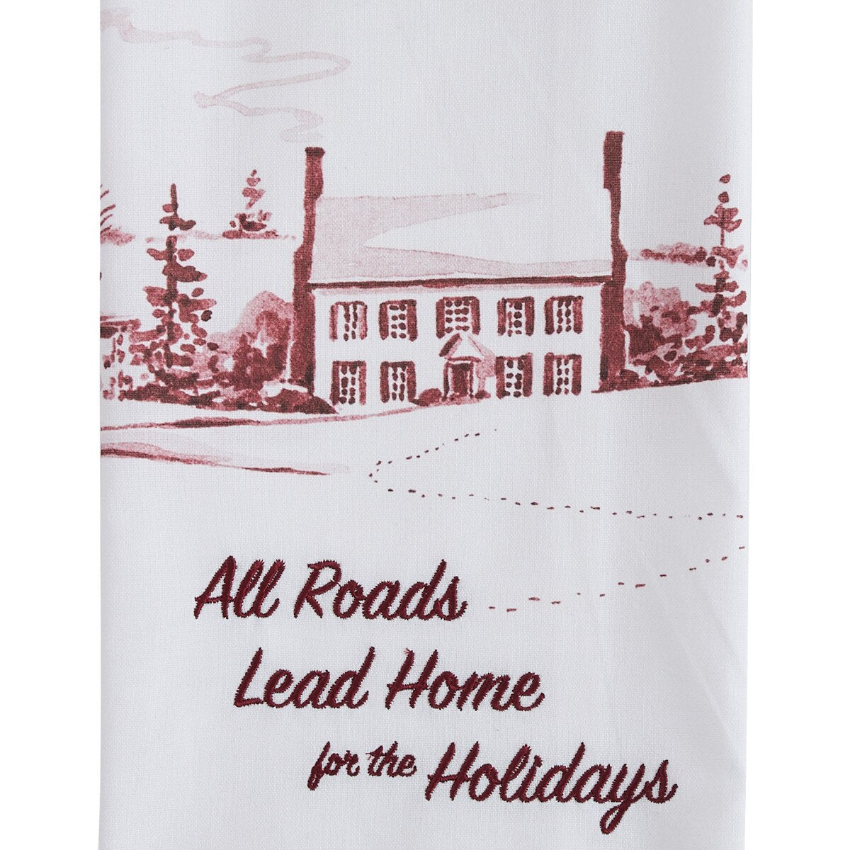Park Designs Williamsburg Winter Countryside Dishtowel – 18” x 28”