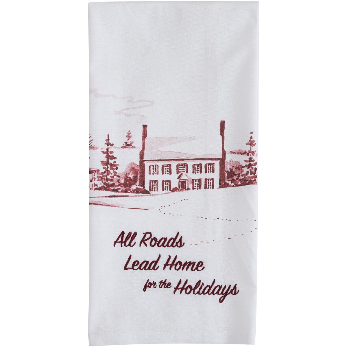Park Designs Williamsburg Winter Countryside Dishtowel – 18” x 28”