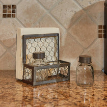 Chicken Wire Salt,Pepper & Napkin Holder by Park Designs