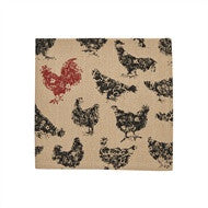Hen Pecked Napkins Hens - Pine Hill Collections 