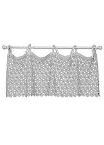 Crochet Envy Pearl Valance in White by Heritage Lace