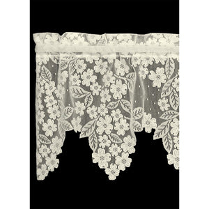 Dogwood Lace Valance Curtains