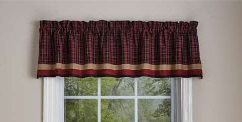 Dorset Lined Valance Curtains