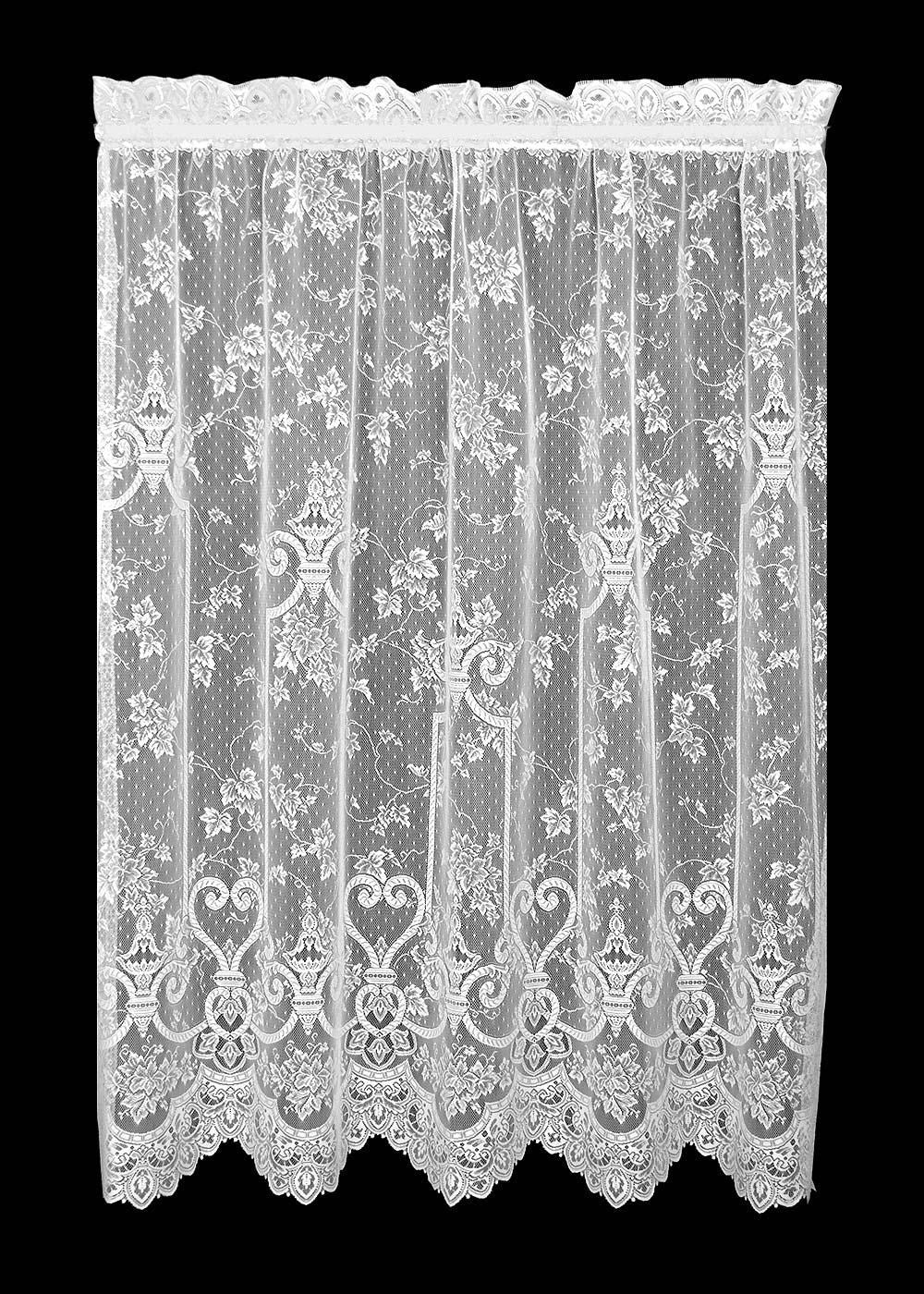 English Ivy Lace Panel Curtains 63"