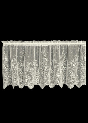 Floret Lace Tier Curtains 36"