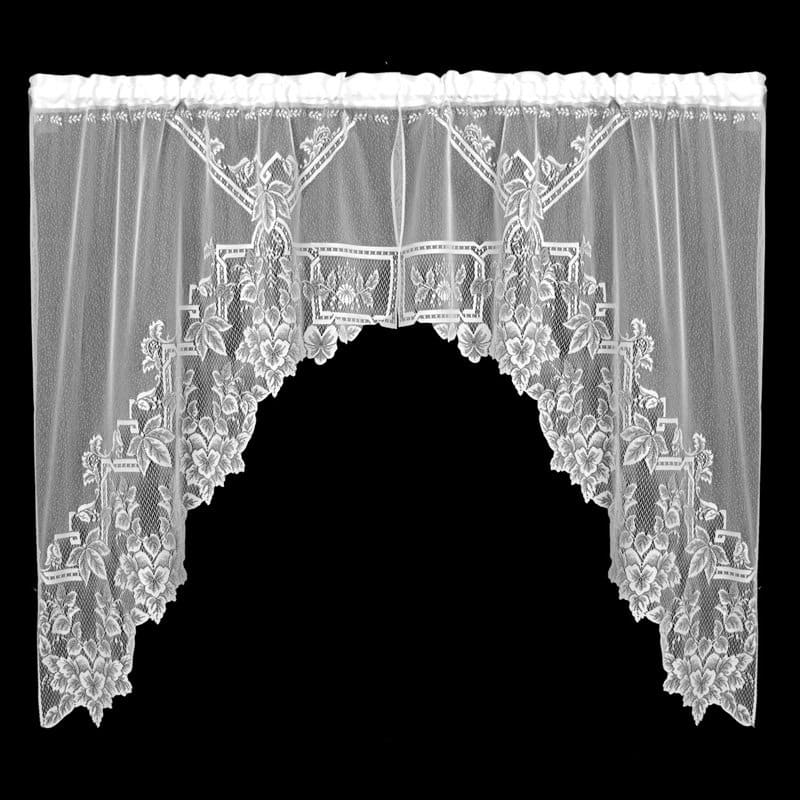 Heirloom Lace Sheer Swag Curtains