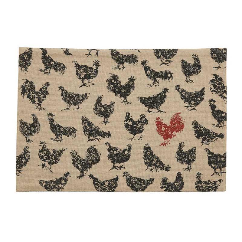 Hen Pecked Hens Placemats Set of 2