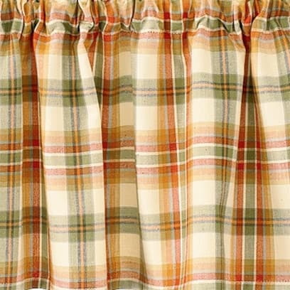 Lemon Pepper Tier Curtains 24"
