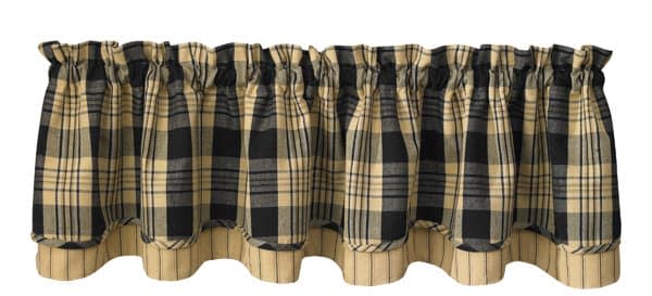 Millbury Lined Layered Valance Curtains