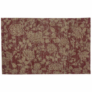 Rustic Floral 2' x 3' Chenille Floor Rugs