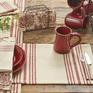 Rustic Stripe Placemats Set of 2