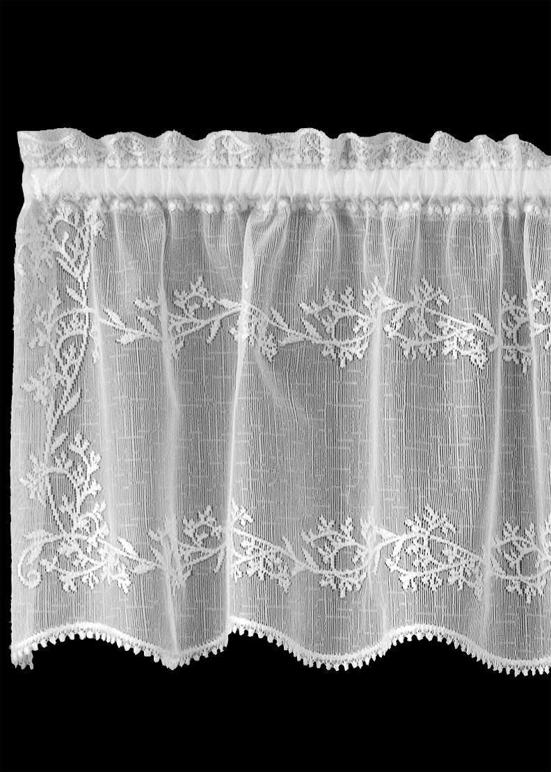 Sheer Divine Lace Valance Curtains