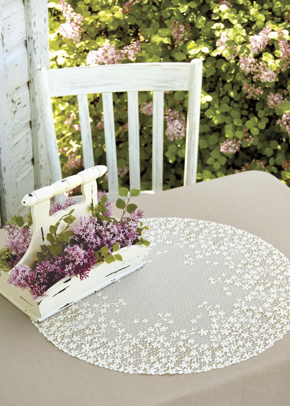 Blossom Lace Doily 12 - Pine Hill Collections