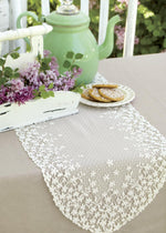 Blossom 30" Table Lace Runner 