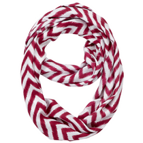 Infinity Neck Scarf Boysenberry Chevron - Pine Hill Collections 