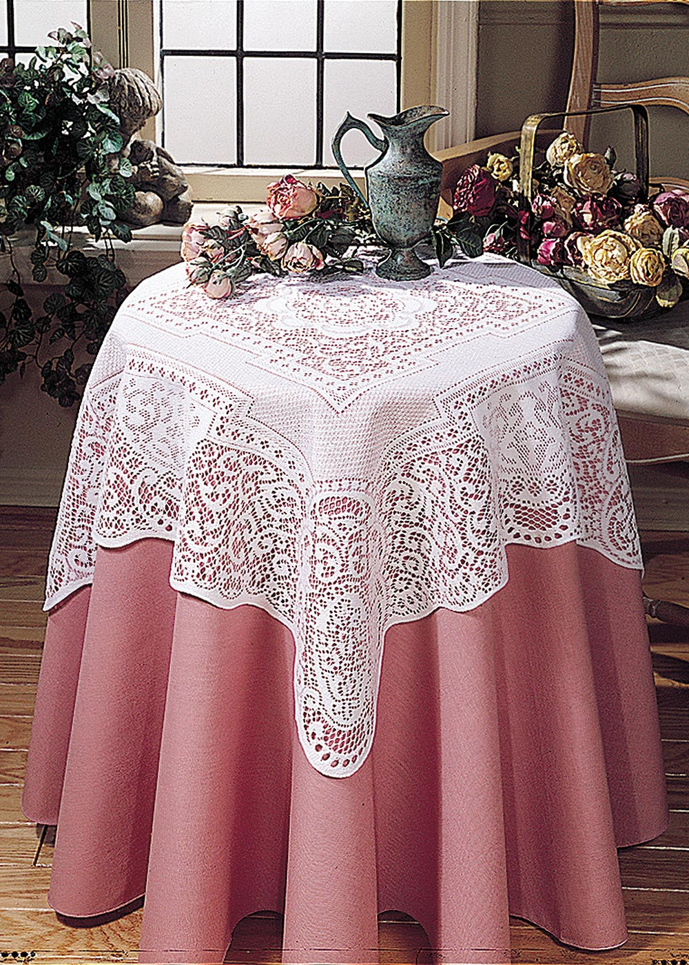 Canterbury Classic 36" x 36" Table Topper by Heritage Lace