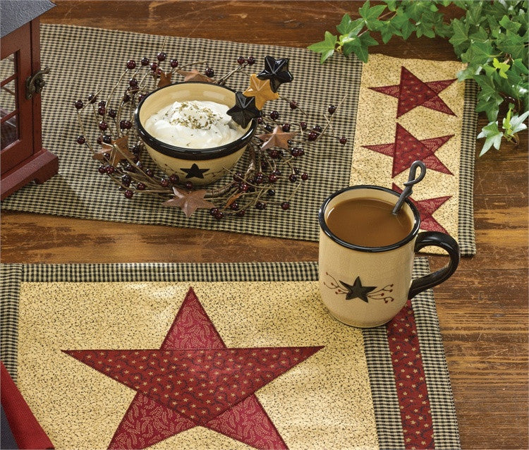 Country Star Table Runner 54" by Park Designs - Pine Hill Collections 