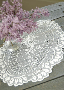 Floret Lace 8"x12" Doily by Heritage Lace