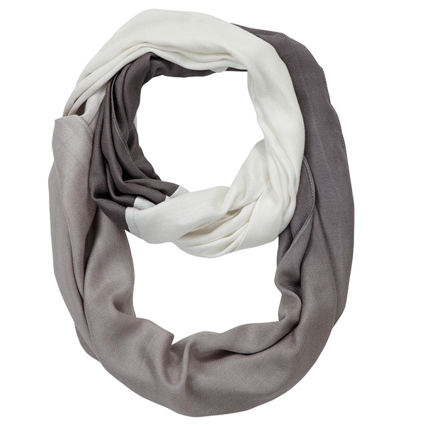 Infinity Neck Scarf Gray Ombre Pine Hill Collections