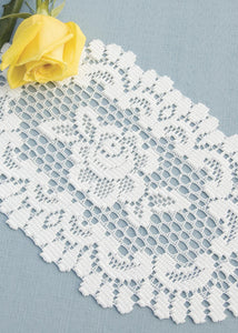 Rose Lace set of 2, 8"x 14" Oval