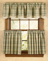 Rosemary Lined Layered Valance - Pine Hill Collections 