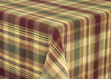 Saffron Tablecloth 60"x 84" plaid by Park Designs