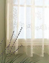 Sheer Divine Lace 36" Tier - Pine Hill Collections 