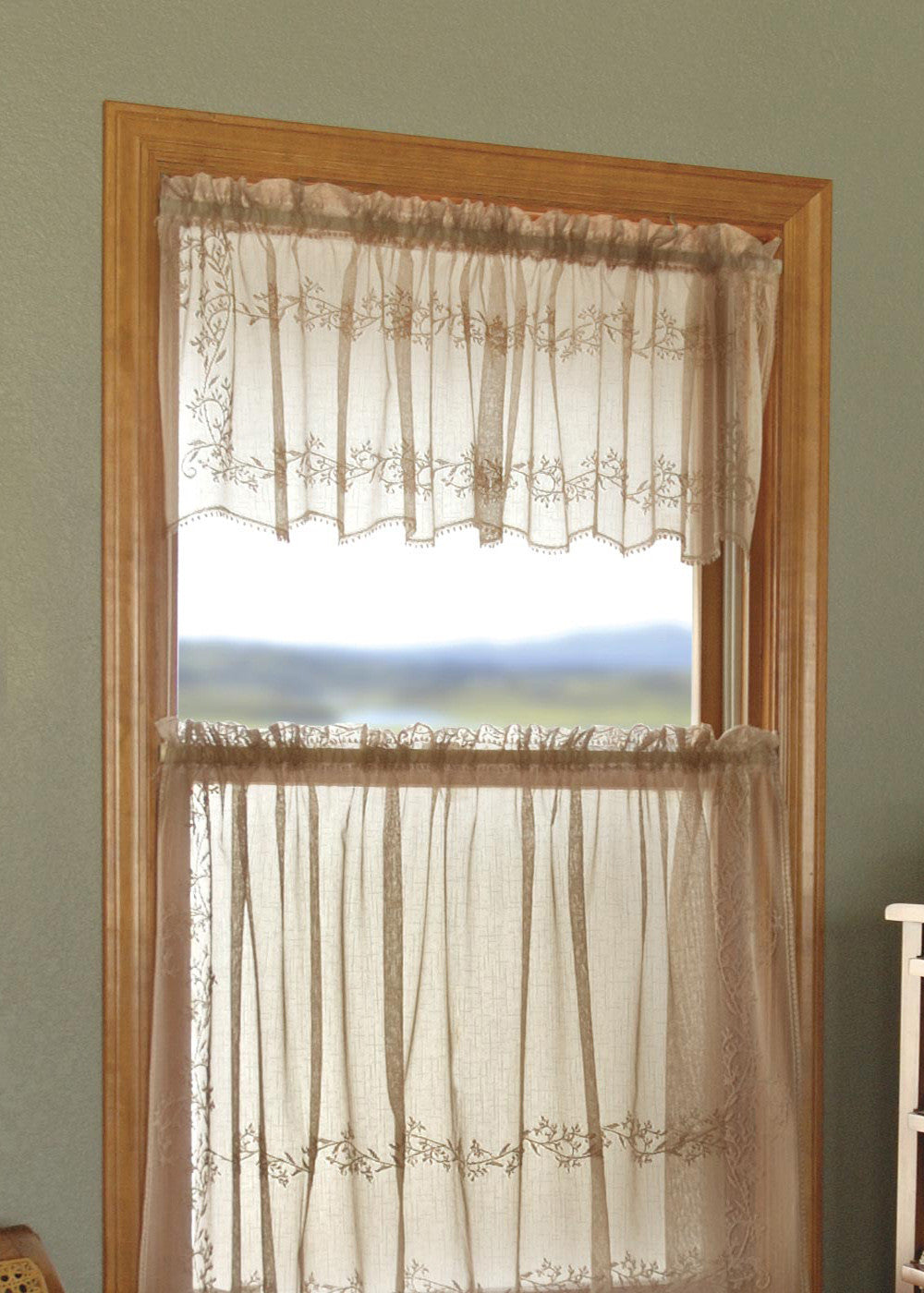 Sheer Divine Lace Valance by Heritage Lace