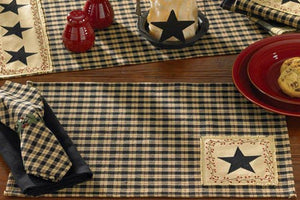 Star Patch Napkins - Pine Hill Collections 