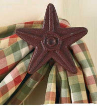 Star Red Curtain Hooks - Pine Hill Collections 