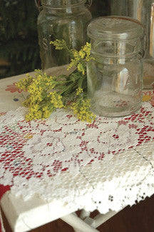 Victorian Rose Lace 11" Round Doily by Heritage Lace